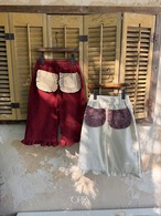 【 oren / 予約 】Naomi frill corduroy pants