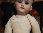 「Gebruder Knoch」レース袖のくったりドール(ヘッド欠け・ヘアラインあり) 画像9