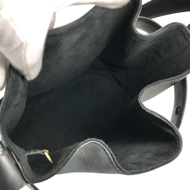 LOUIS VUITTON ルイヴィトン サックデポール エピ ショルダーバッグ ブラック レザー 巾着 vintage ヴィンテージ オールド 6ajzsh