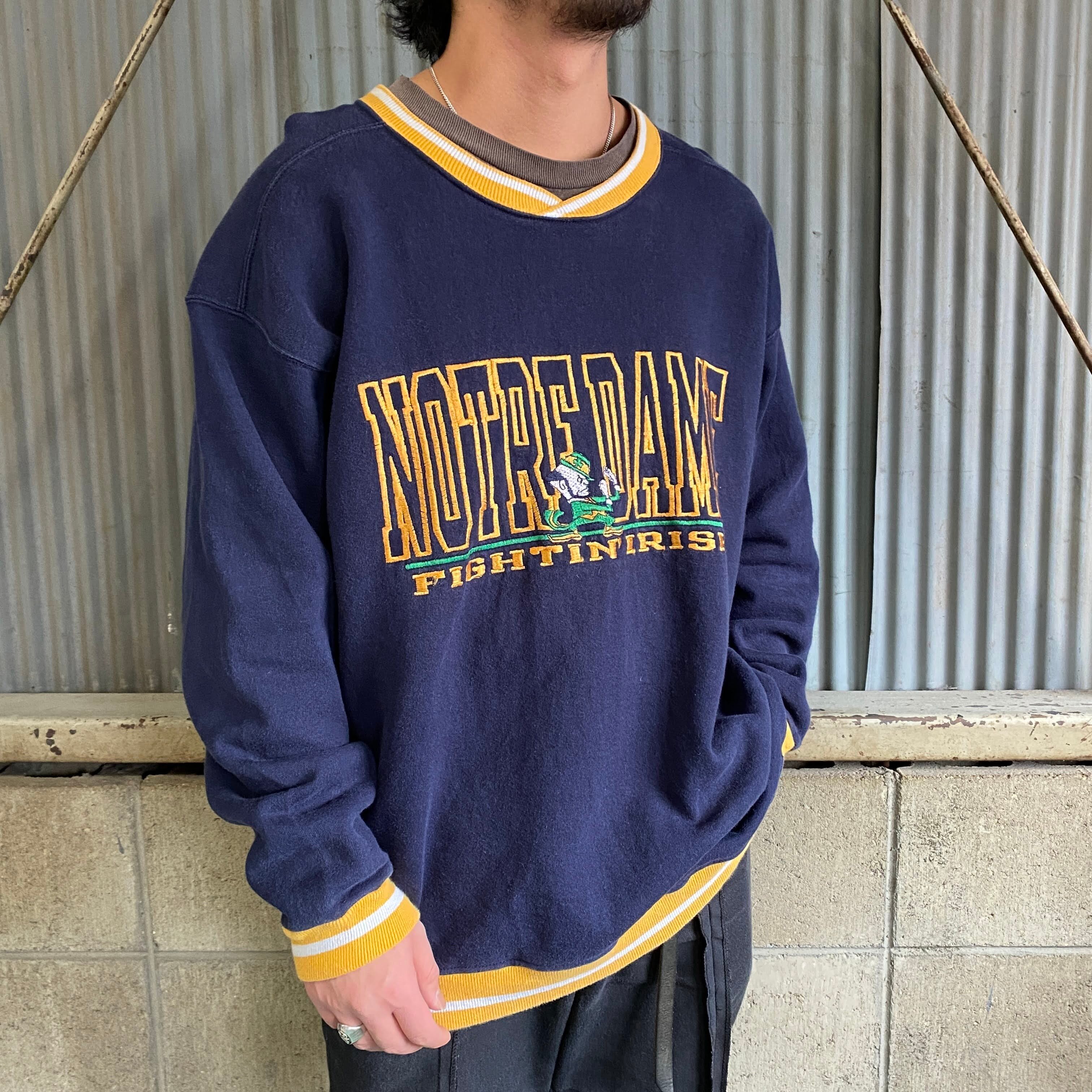 古着 USA製90s◇カレッジ刺繍スウェットトレーナー メンズXL-