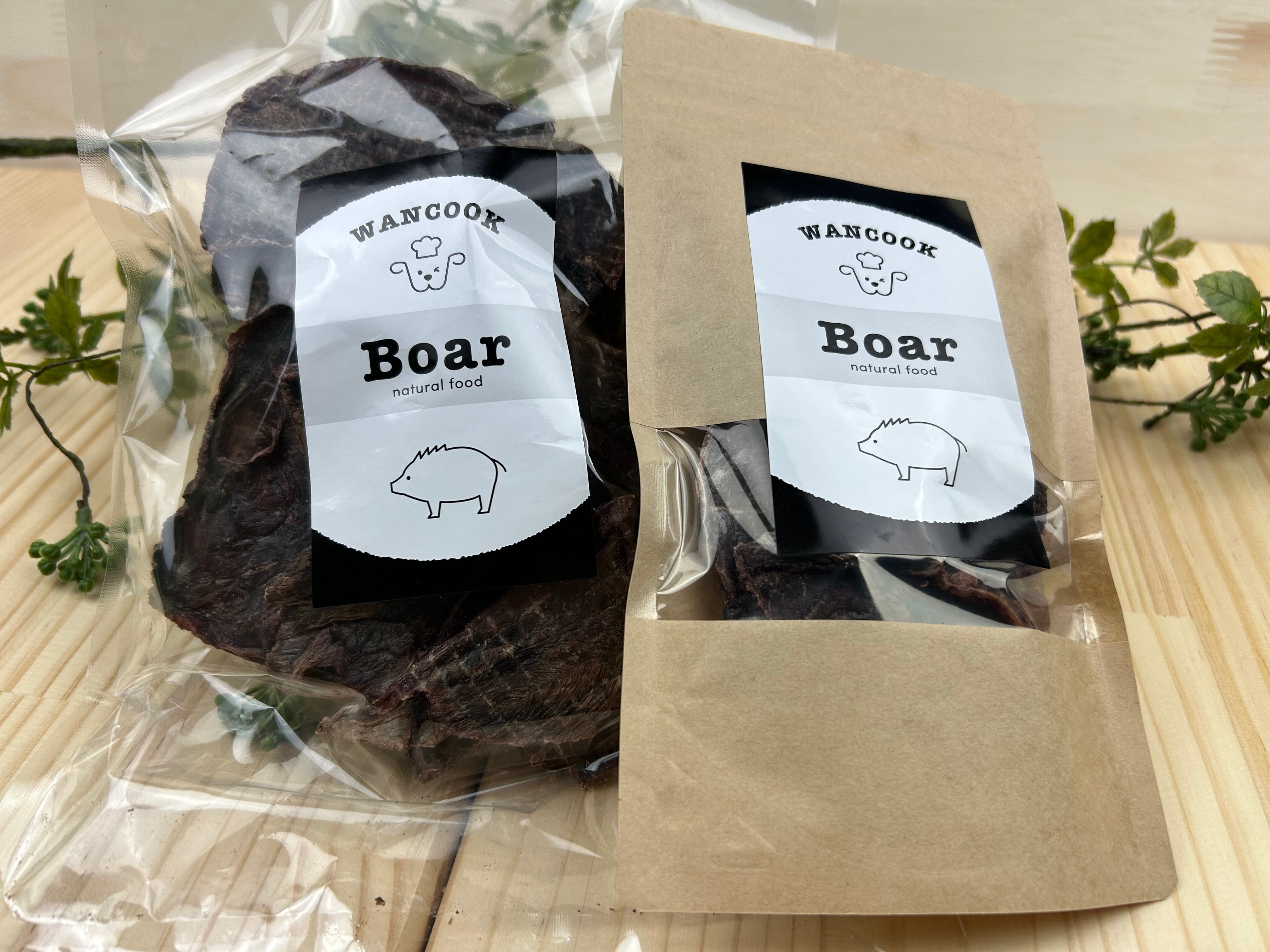 天然ジビエ 猪ジャーキー50g | WANCOOK natural food