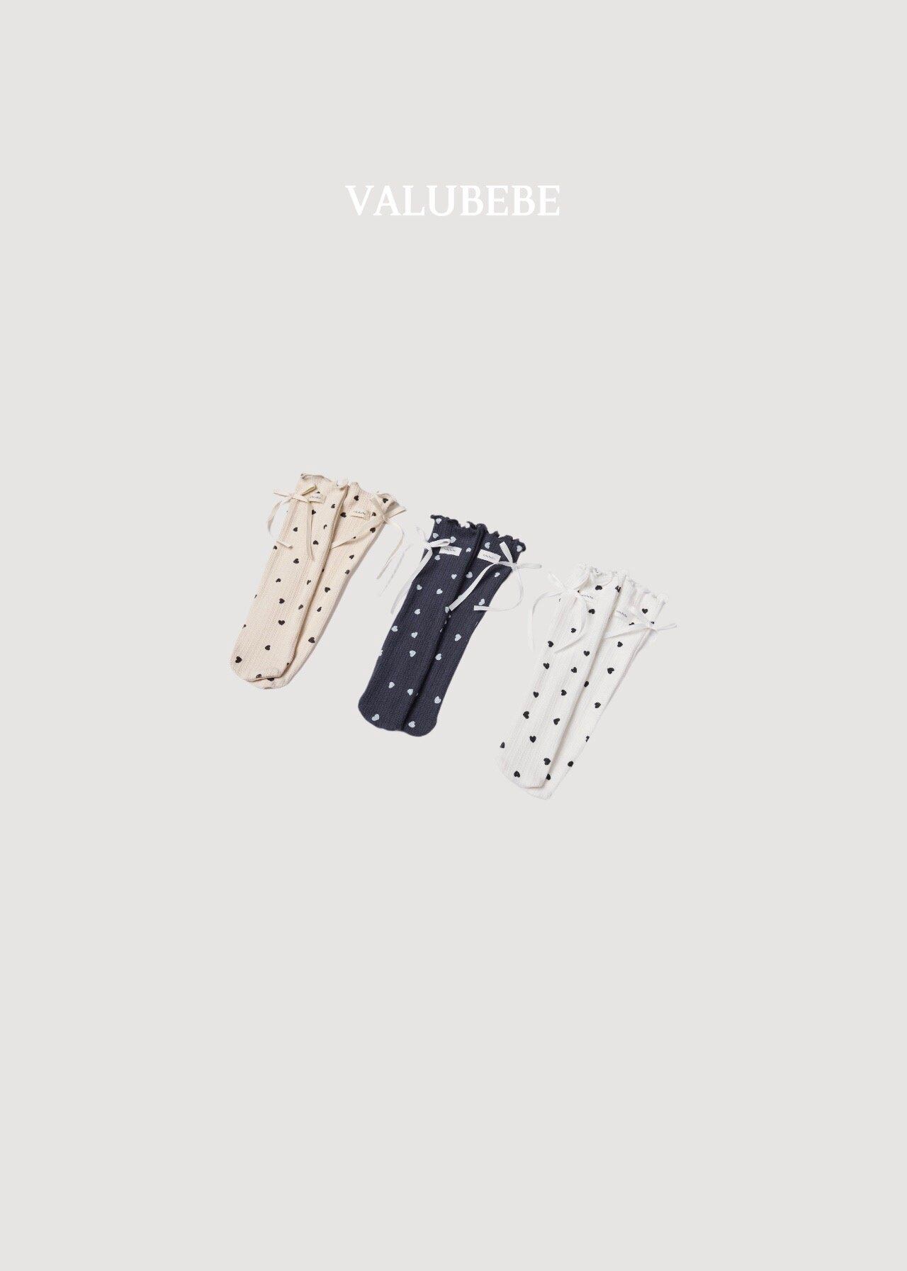 送料無料【予約】/ ハート靴下 / valubebe