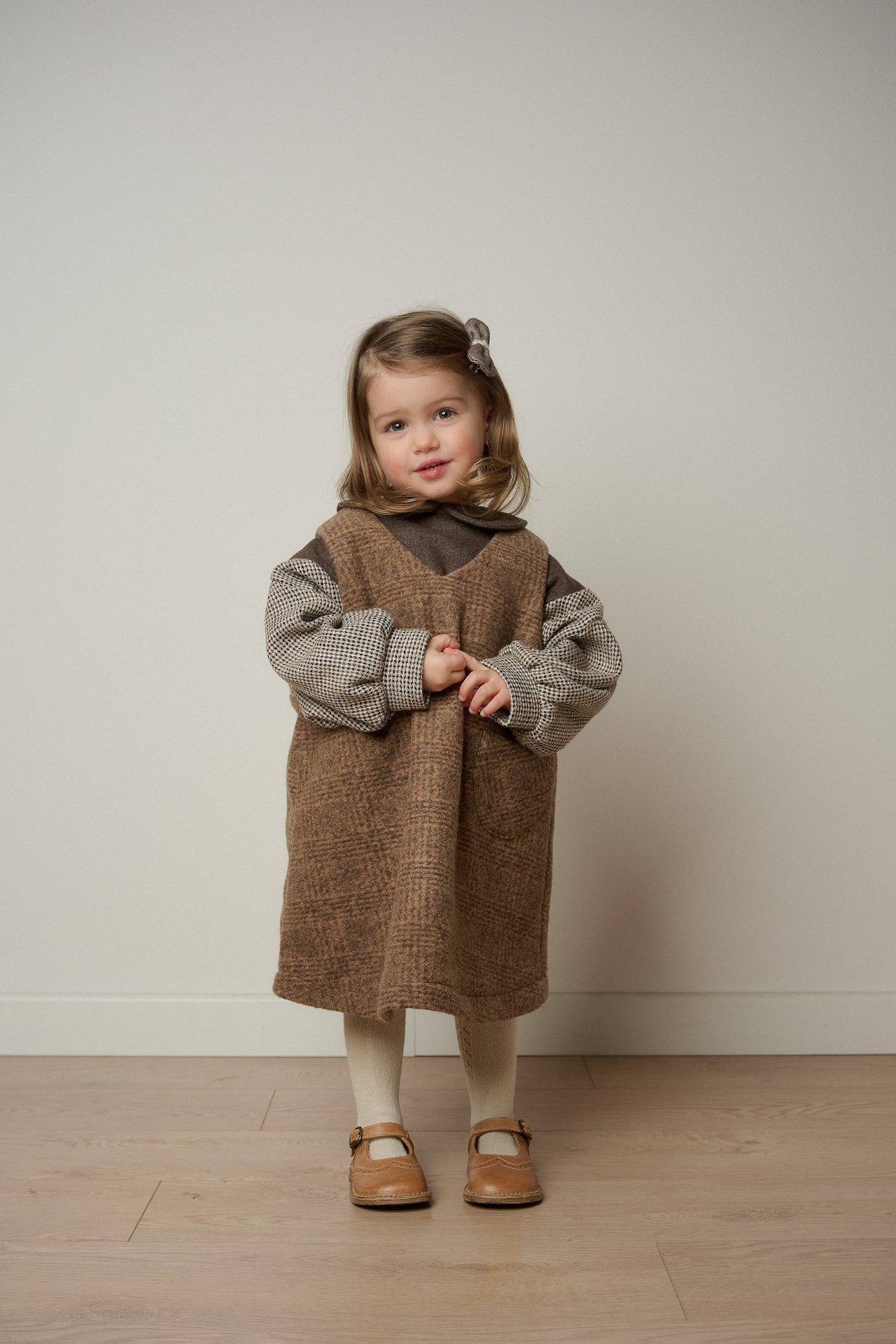HELLOLUPO APRON SKIRT - Mocha Mousse