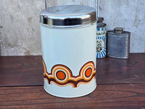 【Vintage】オランダ ブラバンシア スチールキャニスター バイヨン /f204