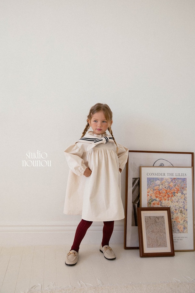 【取寄】nounou|lara dress|ララワンピース|XS-XL|kids|25 winter