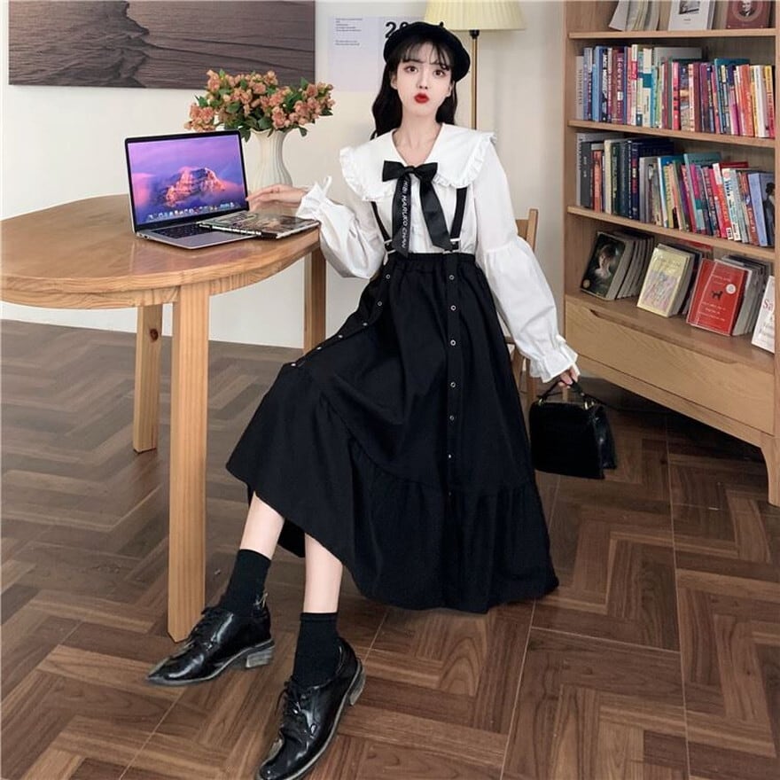 SEASONZ ゴスロリ ツーピース ロングスカート ゴシック フリル ゆめ