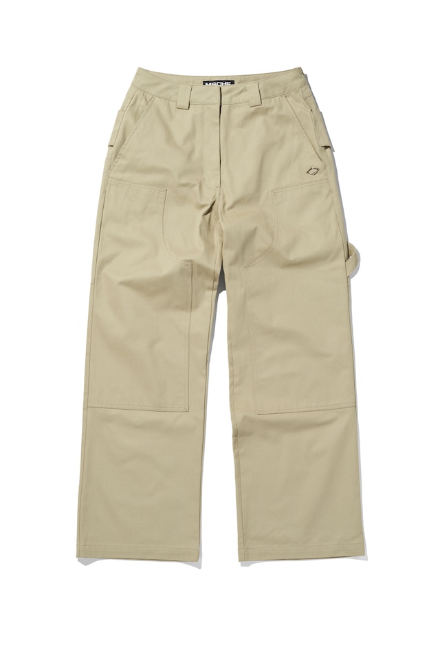 [MSCHF] APRON POCKET WORK PANTS_KHAKI BEIGE ミスチーフ 正規品 韓国ブランド 韓国ファッション 韓国代行 韓国通販 mischief