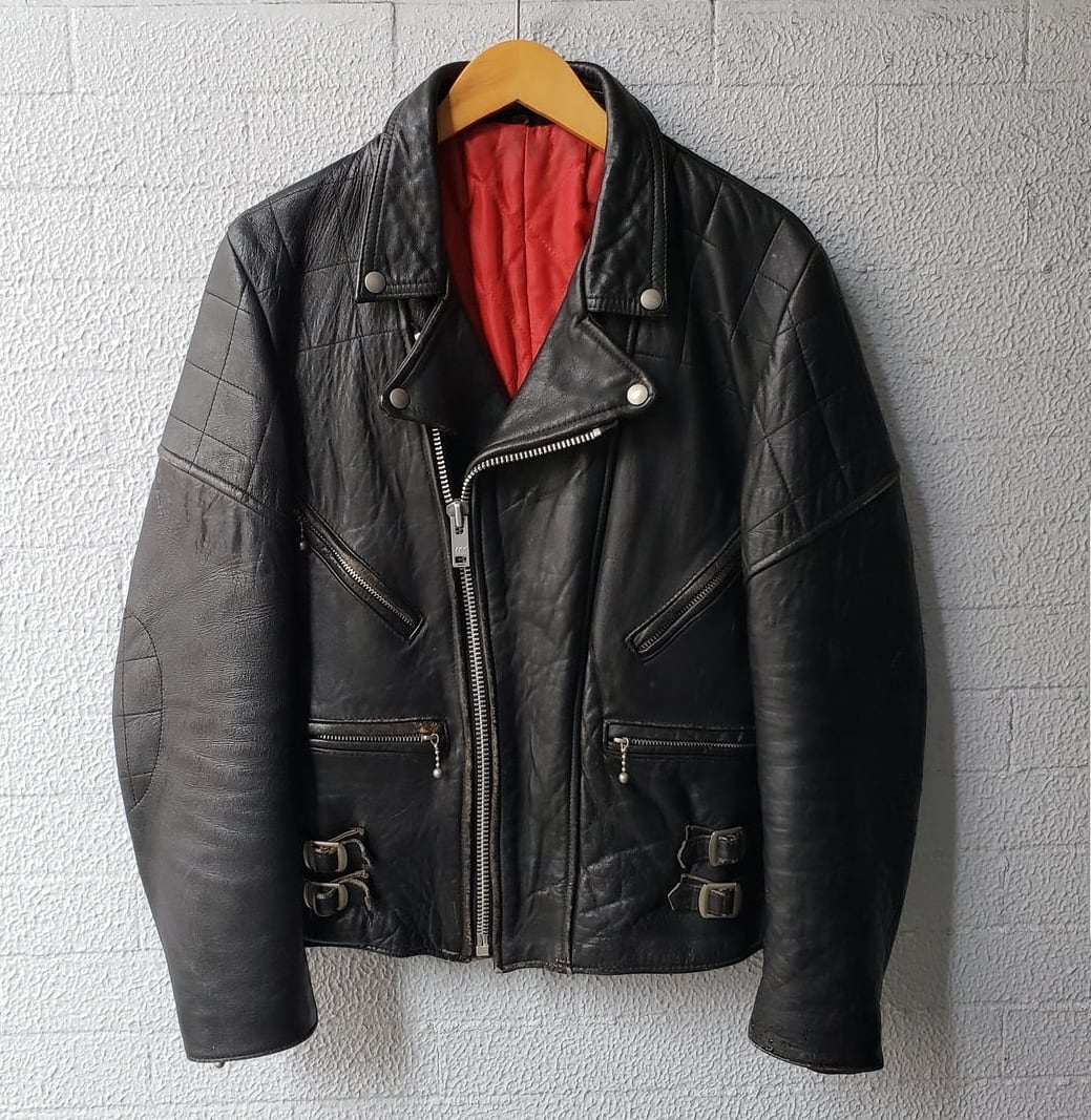 70s ヴィンテージ 逆ハの字 UKライダースジャケット ロンジャン 70s ヴィンテージ 逆ハの字 UKライダースジャケット ロンジャン