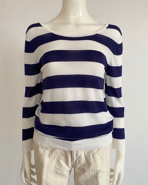 MAX MARA stripe cotton top