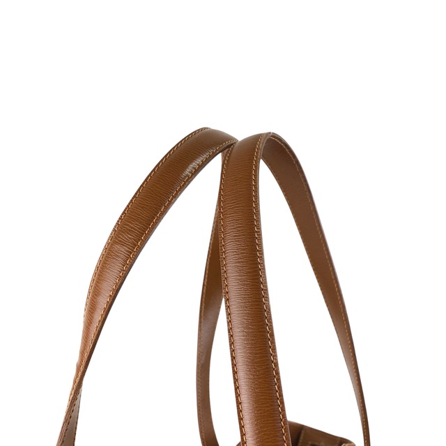 Christian Dior クリスチャン ディオール トートバッグ ブラウン ロゴ レザー vintage ヴィンテージ オールド 57kjwn