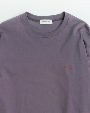 [999HUMANITY] EVERYDAY LOGO LONG SLEEVE (FADED PURPLE) 正規品  韓国 ブランド 韓国ファッション 韓国代行 999 ヒューマニティ HUMANITY 日本 店舗