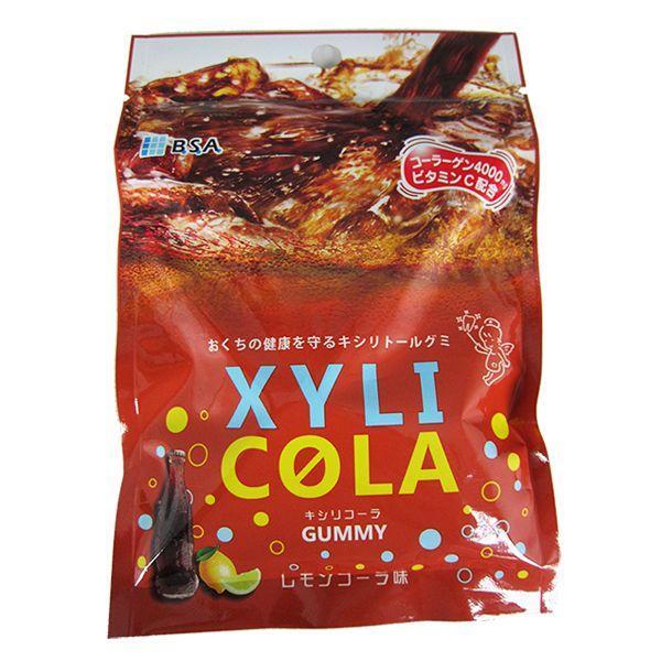 シュガーレス コーラグミ XYLI COLA GUMMY キシリコーラ レモンコーラ味 キシリトール だ液力 メール便可 8袋まで