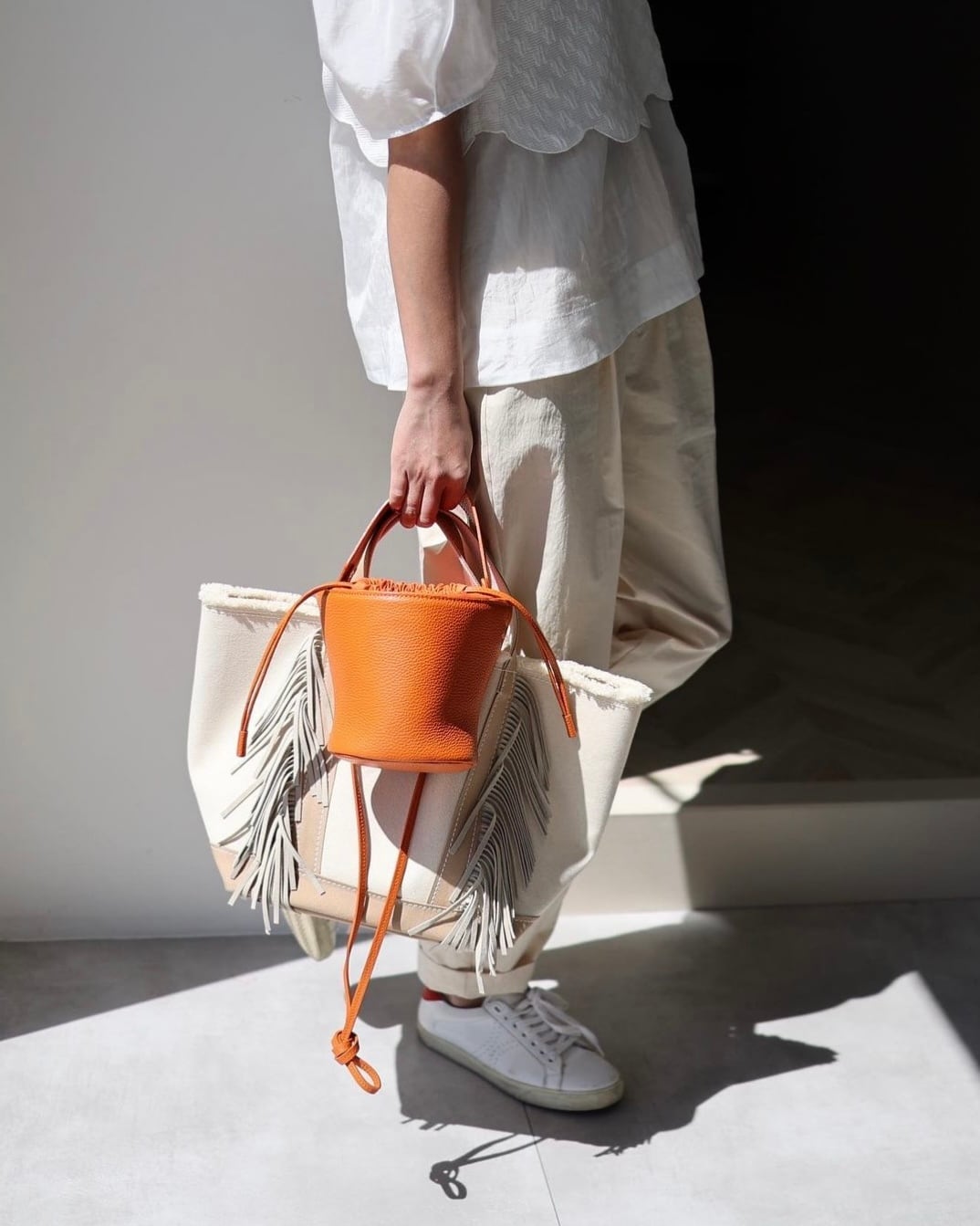 ayako Pottery Bag ORANGE  バッグ　オレンジ　新色