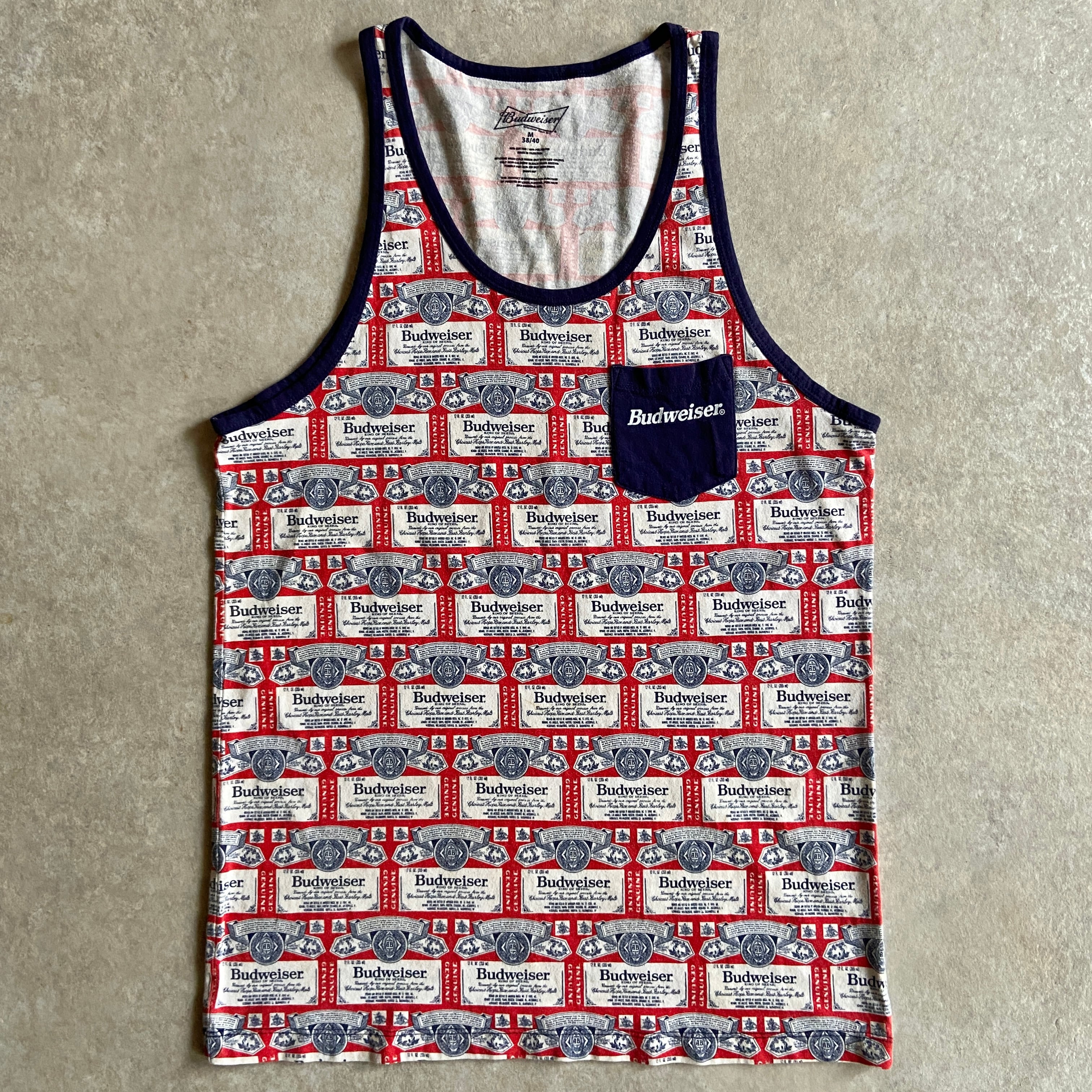 Budweiser All-Over Print Tank top M G976