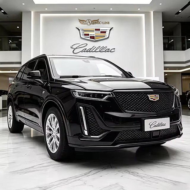 キャデラック XT6 クロスオーバー SUV ミニカー 1/24 全4色 ライト点灯 サウンド 合金モデル 模型 ジオラマ