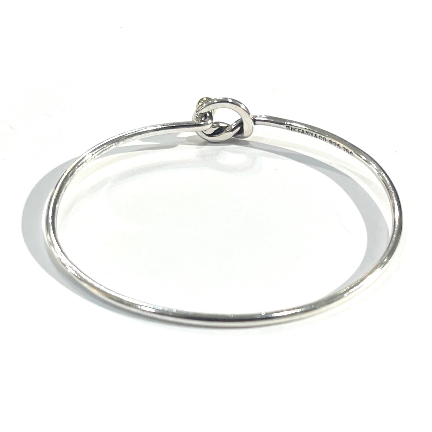 TIFFANY&CO. 】2912 K18 silver925 ラブノットブレスレット