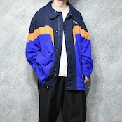 FILA middle length switching design nylon jacket