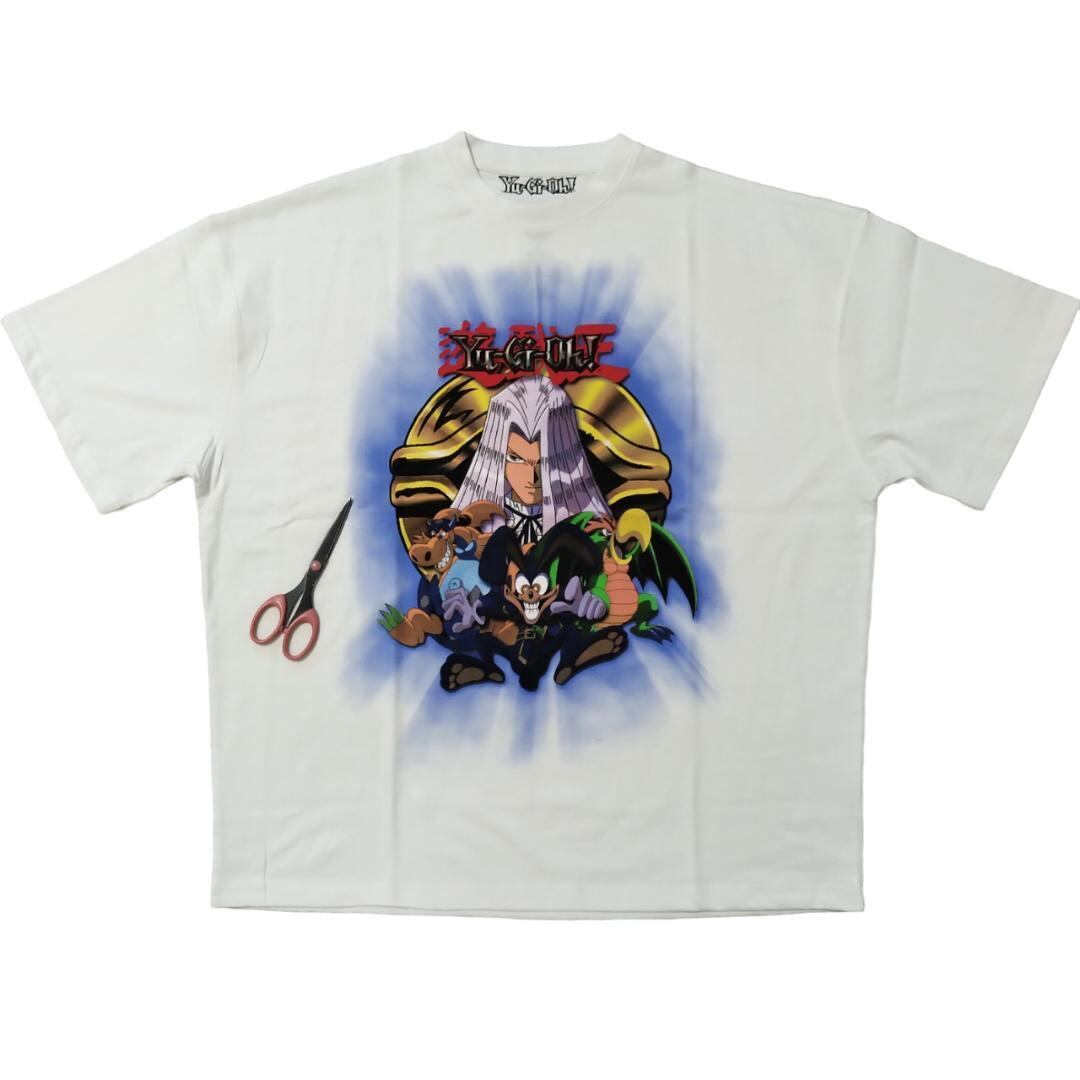 遊戯王 Tシャツ L 実寸2XLくらい 白 ペガサス アニメT 未使用新品
