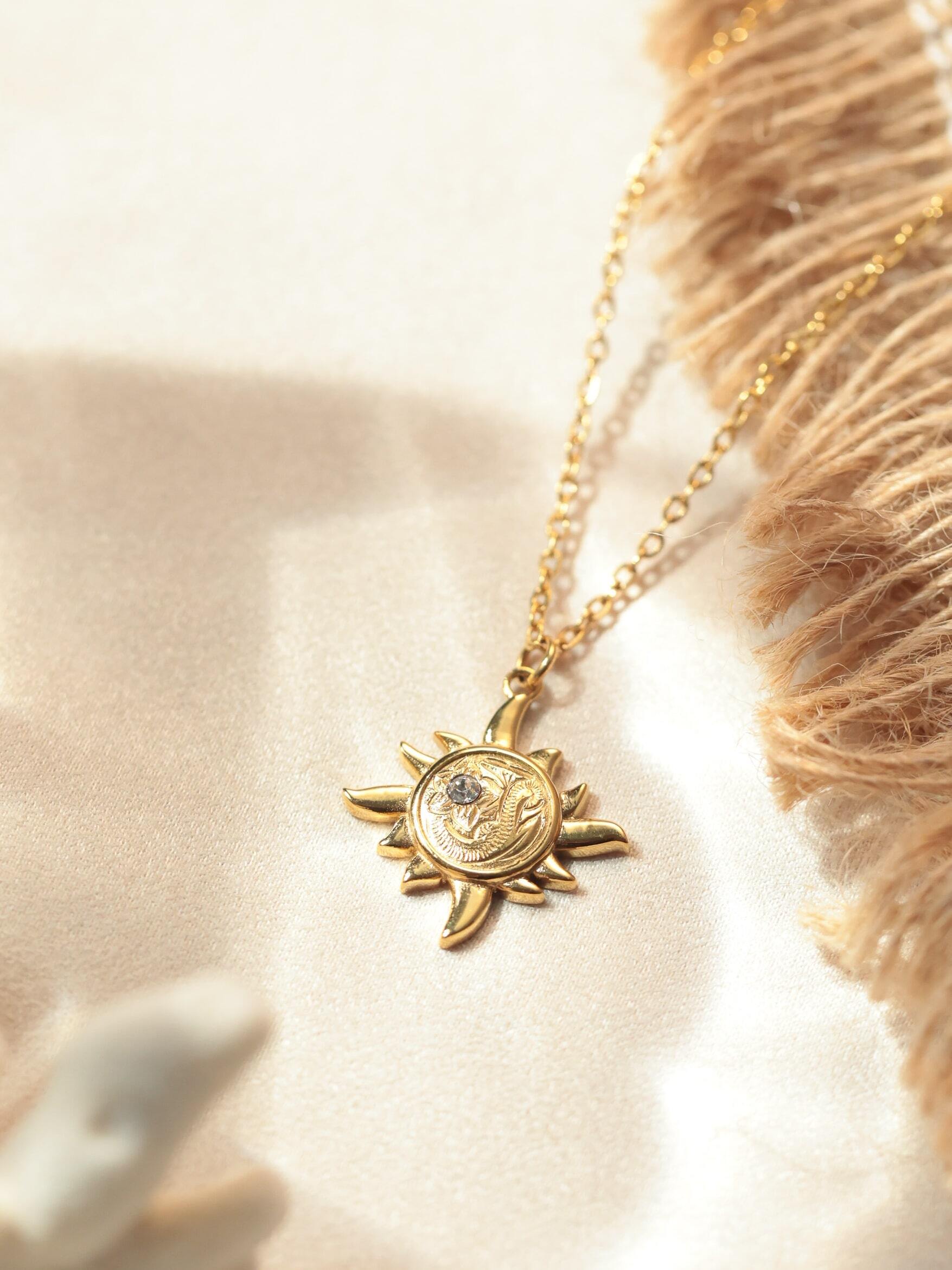 316L hawaiian sun necklace #n50 | rani