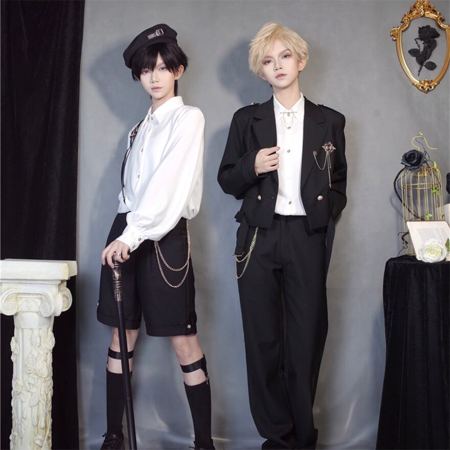王子系 少年装 セットアップ ジャケット シャツ パンツタイプ ユニ