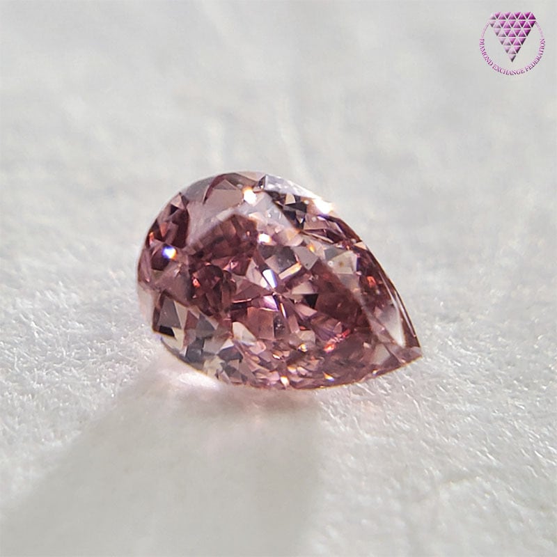 0.049 ct Fancy Vivid Pink SI1 天然 ピンク ダイヤモンド ルース ペア