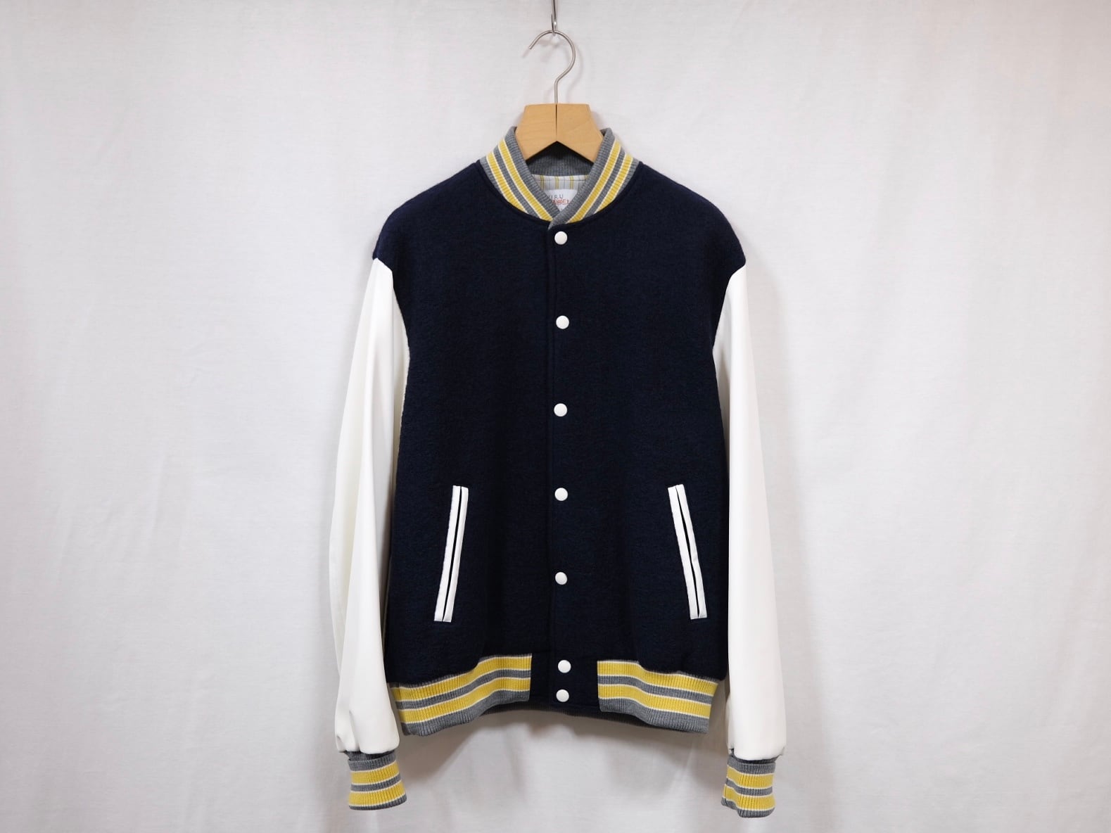 DIGAWEL×URU TOKYO”Varsity Jacket Navy”” | Lapel online store powered by BASE