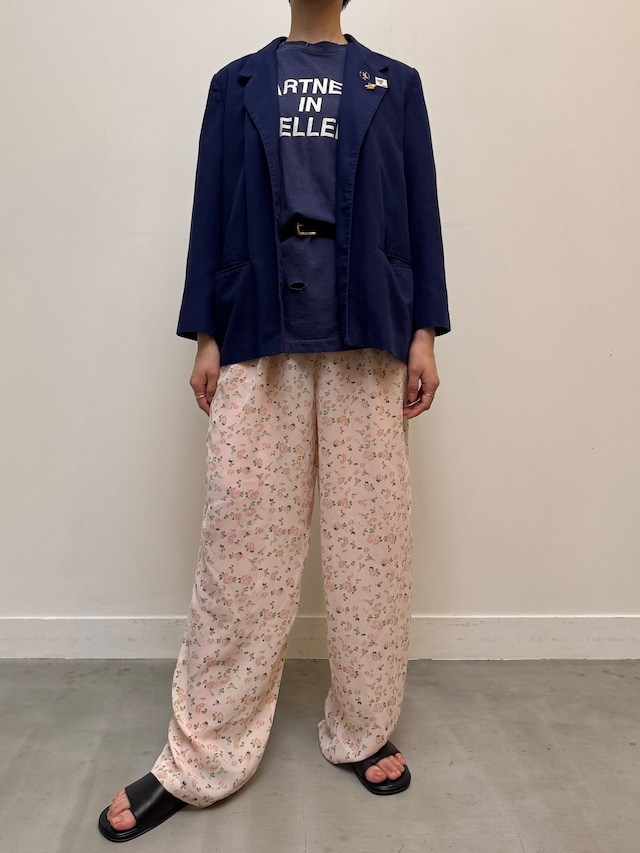 CU13-10 90s USED CORPORATE TEE "USA製" -NAVY-