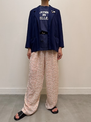 CU13-10 90s USED CORPORATE TEE "USA製" -NAVY-