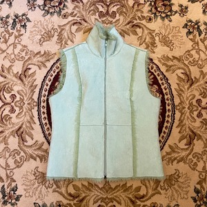 VINTAGE"FAKE MOUTON VEST"