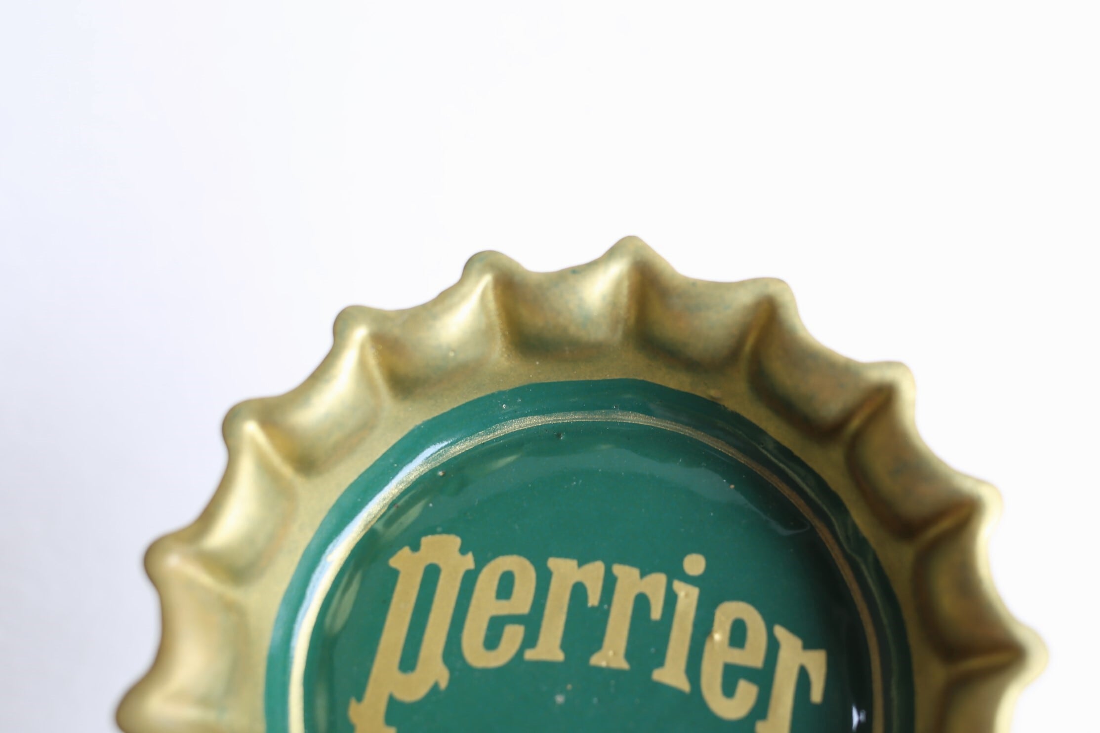 フランス アンティーク ヴィンテージ ペリエ Perrier 王冠型 灰皿 N