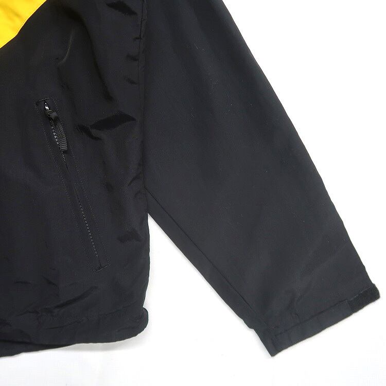 古着 U.S.ARMY ナイロン トレーニングジャケット 黒 黄色 古着 U.S.ARMY ナイロン トレーニングジャケット 黒 黄色