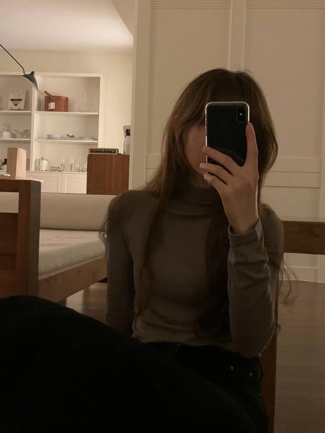 (OUNCE) easy half neck tee / 3color