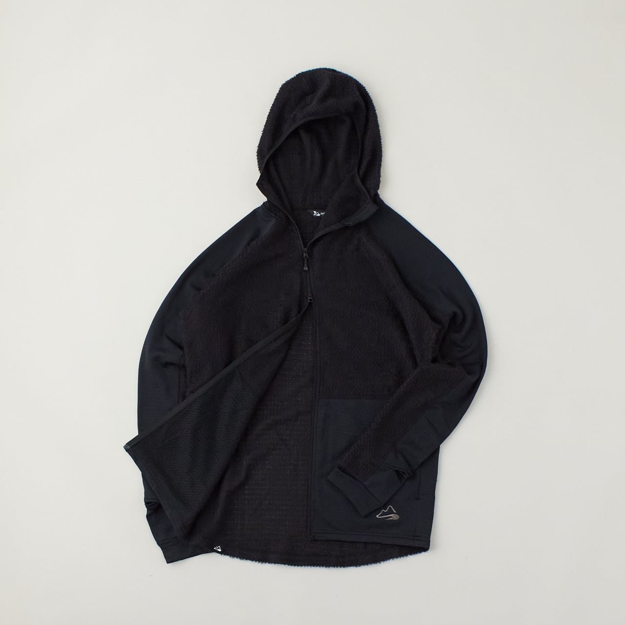 milestone(マイルストーン) Cloud Hoody Crow Black クラウド フーディー