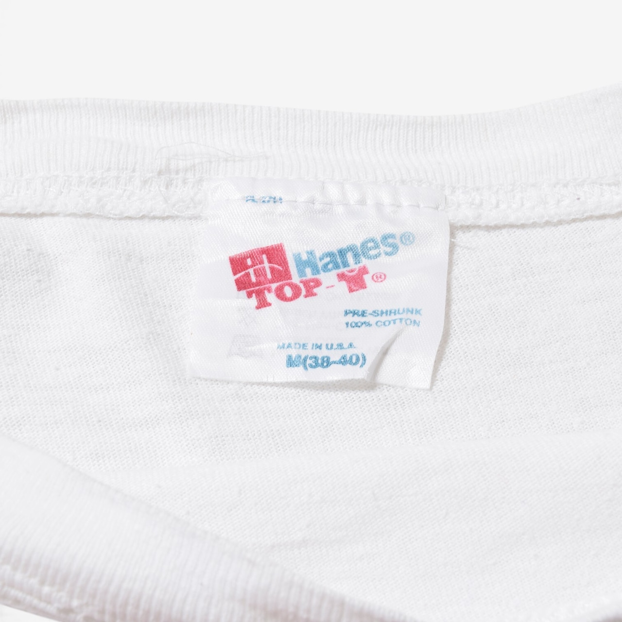 90s Hanes USA製 "SCRRATCH!!" プリントTシャツ ホワイト