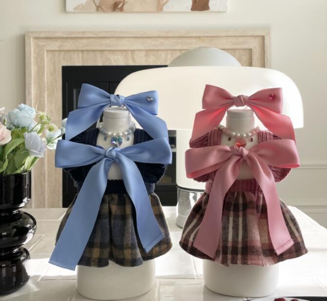 おすすめ☞《予約》3101396 レースリボンチェックワンピース