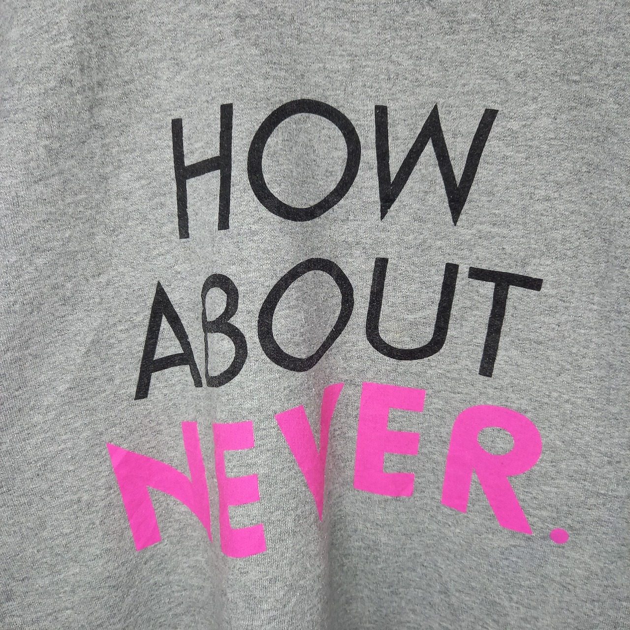 ギルダン　クルーネック　スウェット　プリント　トレーナー　グレー　メンズ　L