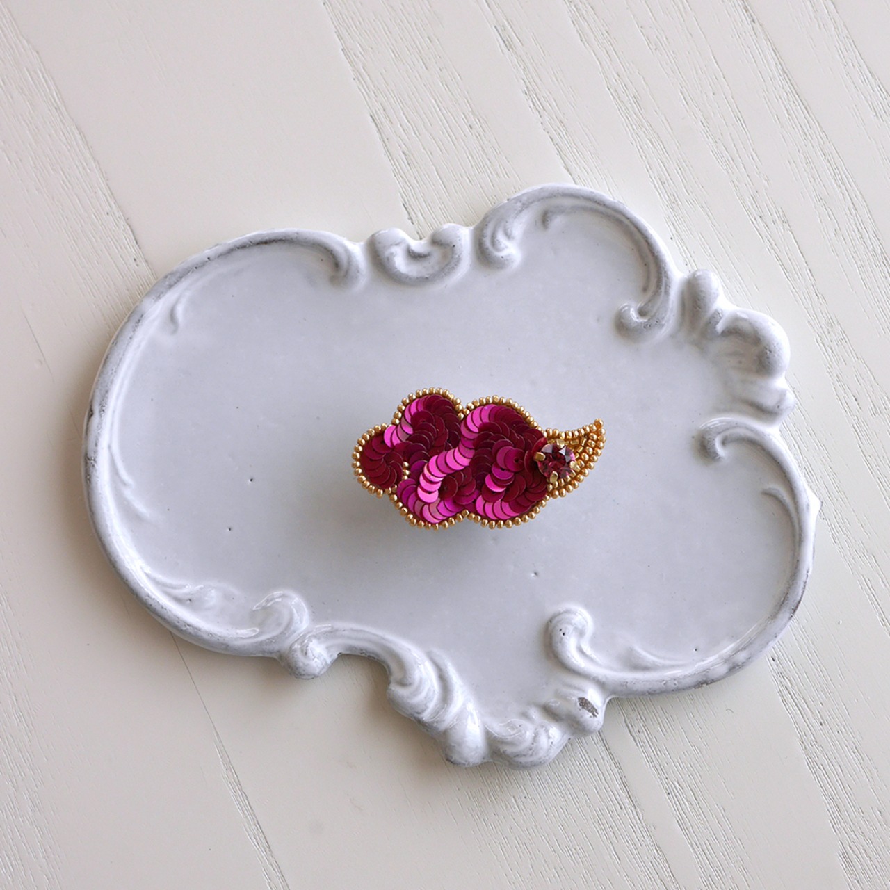 きんとうん／ Flying Nimbus  ブローチ シクラメン〈限定色〉 - 1