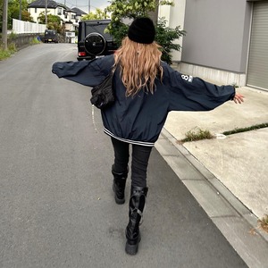 Design ナイロンビッグプルオーバー PO／Navy