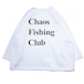 Chaos Fishing Club LOGO RAGLAN WHITE L