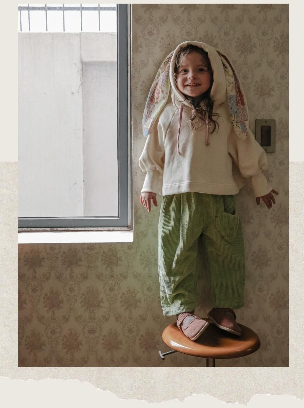 韓国子供服 / 26winter / puella FLO / シュエットパンツ / キッズ / 冬服 *90~140*