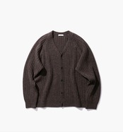 【ATON】LAMBS WOOL V-NECK CARDIGAN