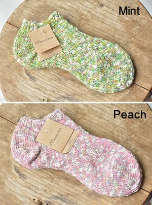 Mauna Kea（マウナケア）パステルネップスニーカーソックス(118560)全5色