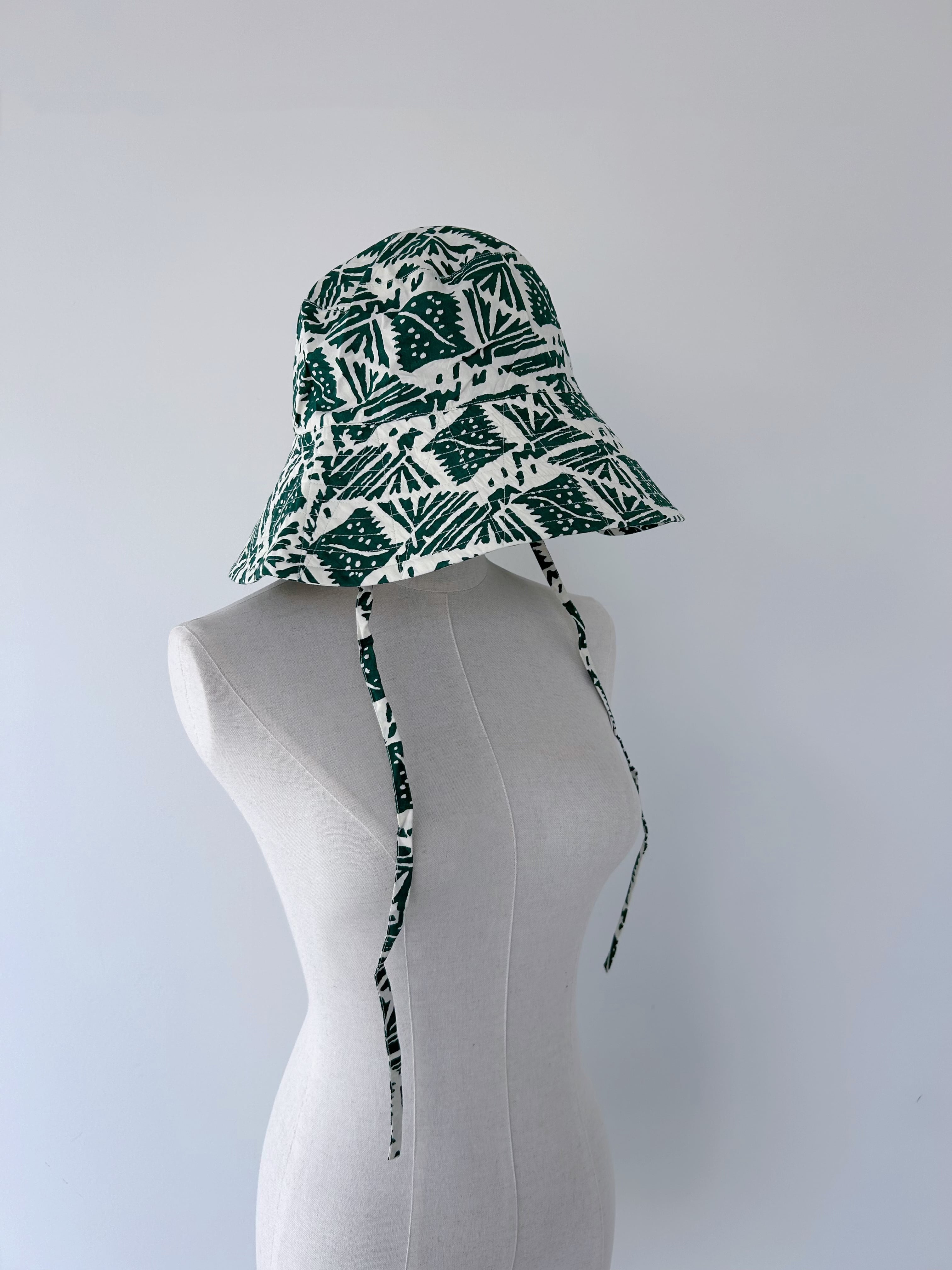 Sara Mallika Cotton Poplin Print Hat | KOKO