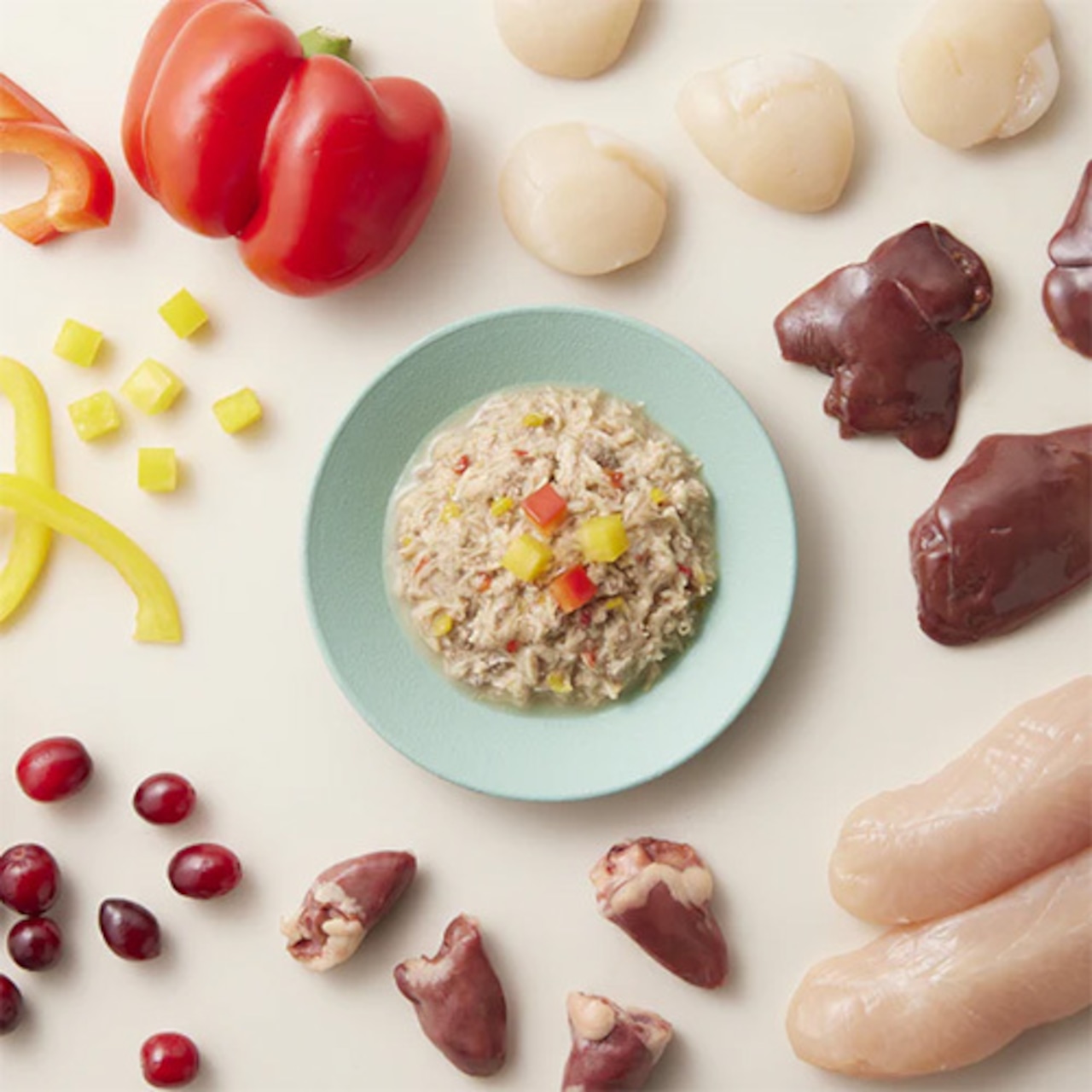 【Care Deli ウェットフード デンタルケア(チキン&ホタテ)】1ケース(50g×12袋入り),歯磨きが苦手な猫ちゃんのお口をケア!