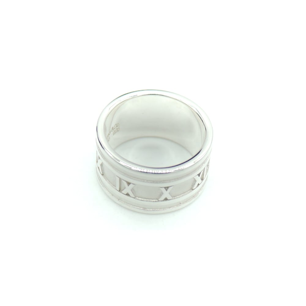 TIFFANY & Co. ティファニー アトラスワイドリング 指輪 シルバー925