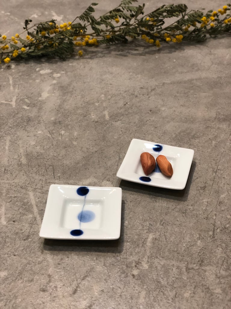 角箸置珍味 青玉