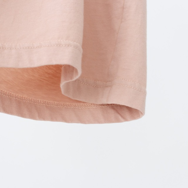 プリット prit オーガニックコットン天竺MottaiDyeクロップスプリント 5分袖クルーネックTシャツ(P91463)全4色