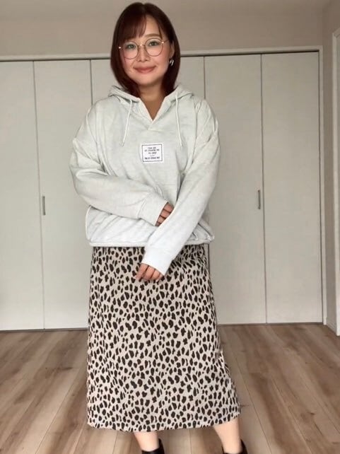 ワンポイントパッチパーカー カジュアルコーデ ボーイッシュ 大人