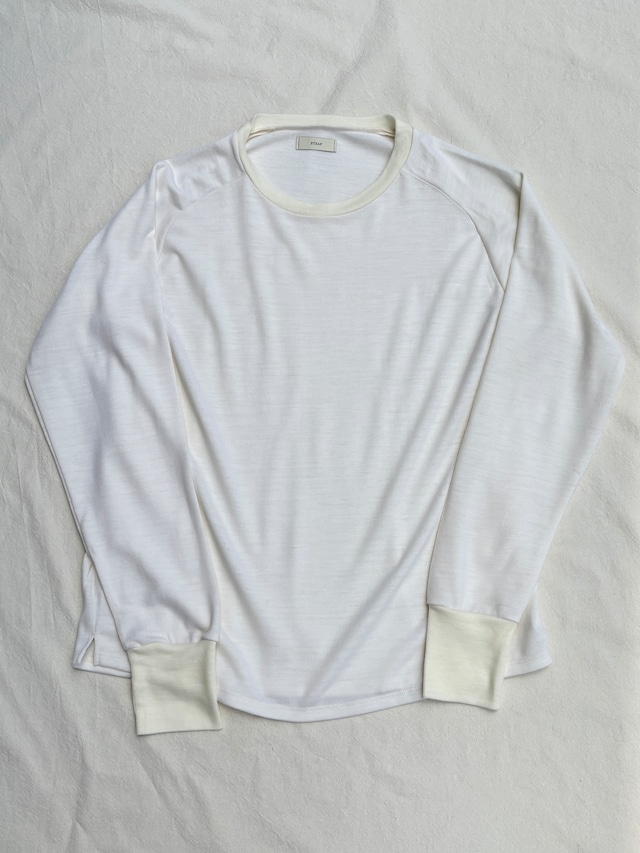 STEAF / RADIANCE LONG SLEEVE (SNOW WHITE)