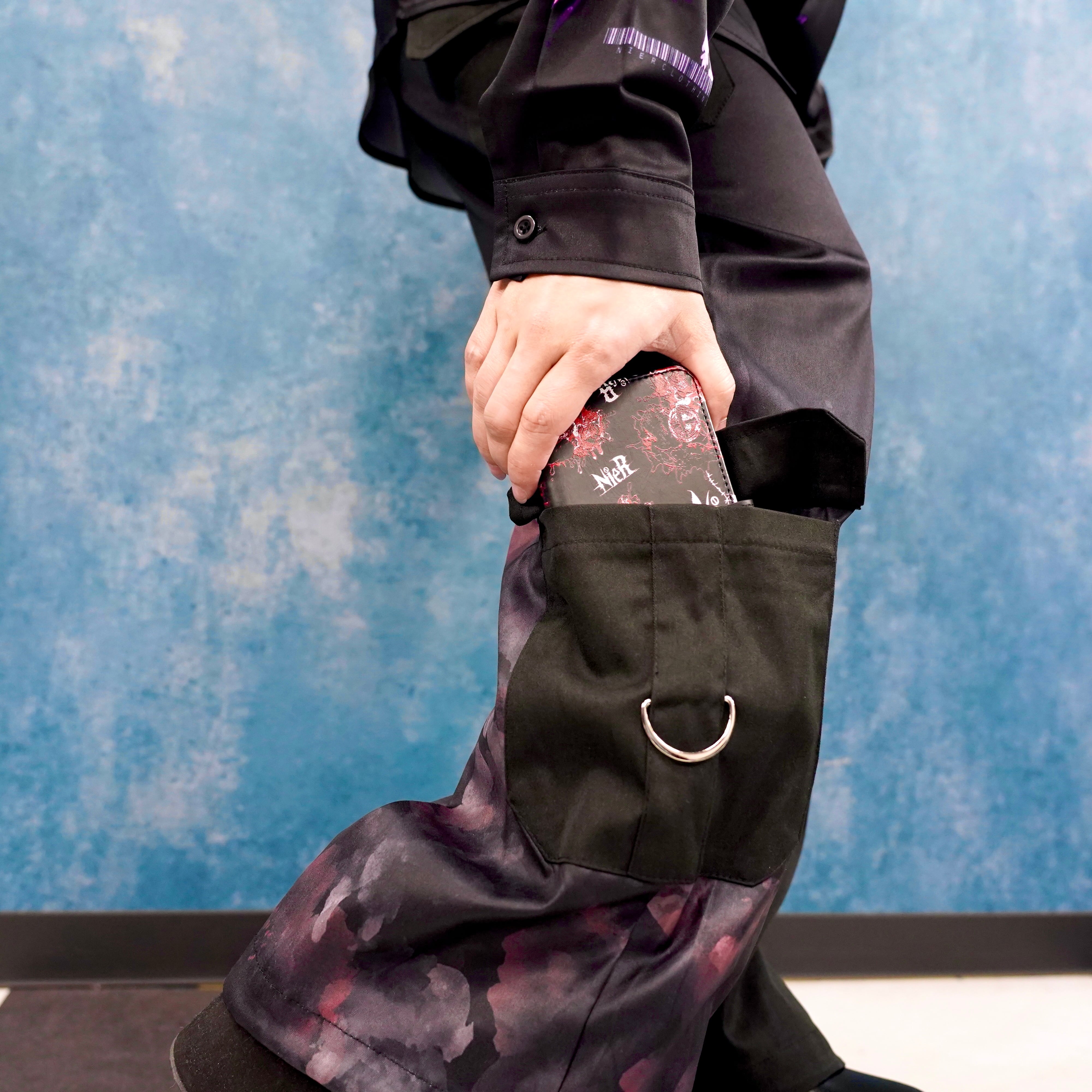 月初限定SPECIALセール》6POCKET DRAWSTRING HEM CARGO PANTS【RED